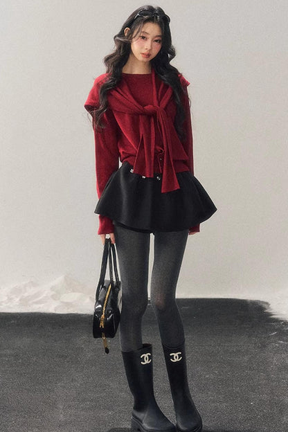 American College Sweater Set