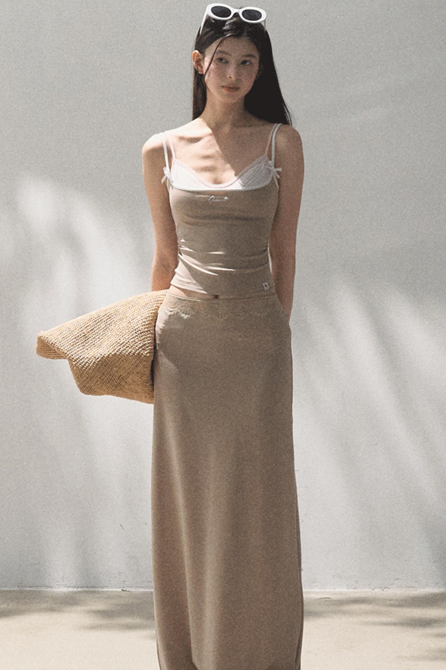 Lace High-Waist Skirt