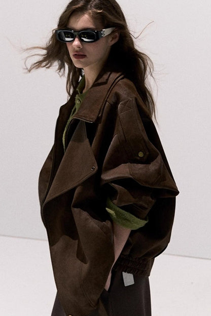 V-Neck Long Sleeve Wool Knit Top