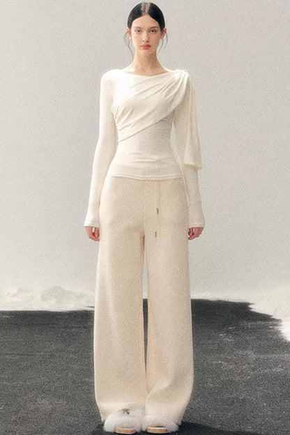 French Ribbon Design Blouse