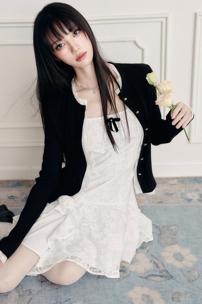 Delicate Moon Lace Dress