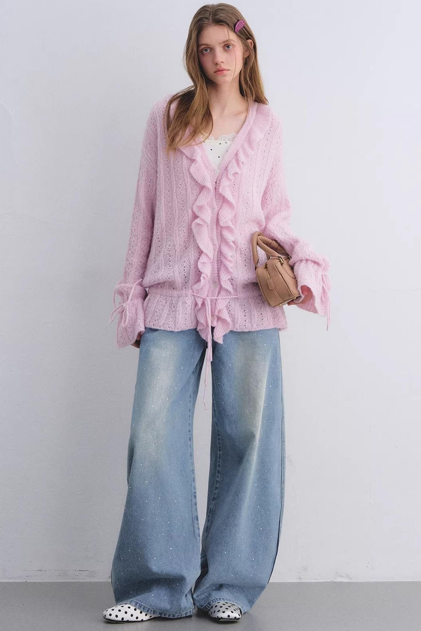 Rhinestone Blue Scimitar Pants