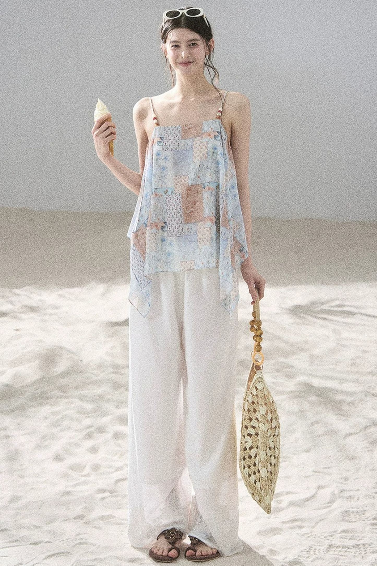 Whisper of Flowers Chiffon Top