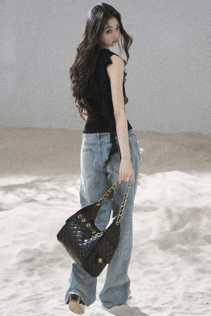 Before the Sunset Lace Off-Shoulder Top
