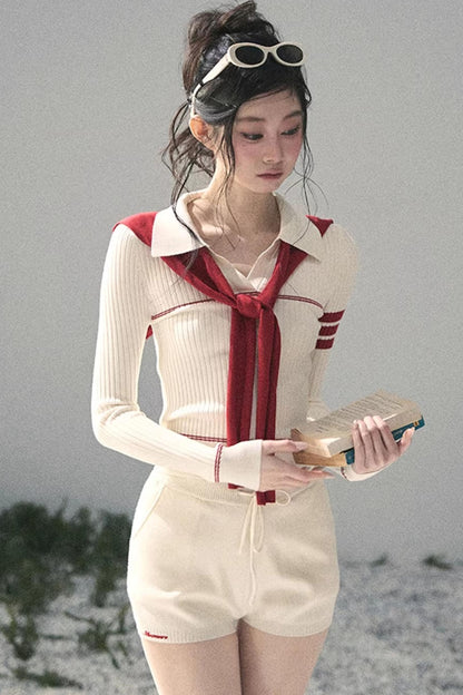 Delhi College Knit Top Set