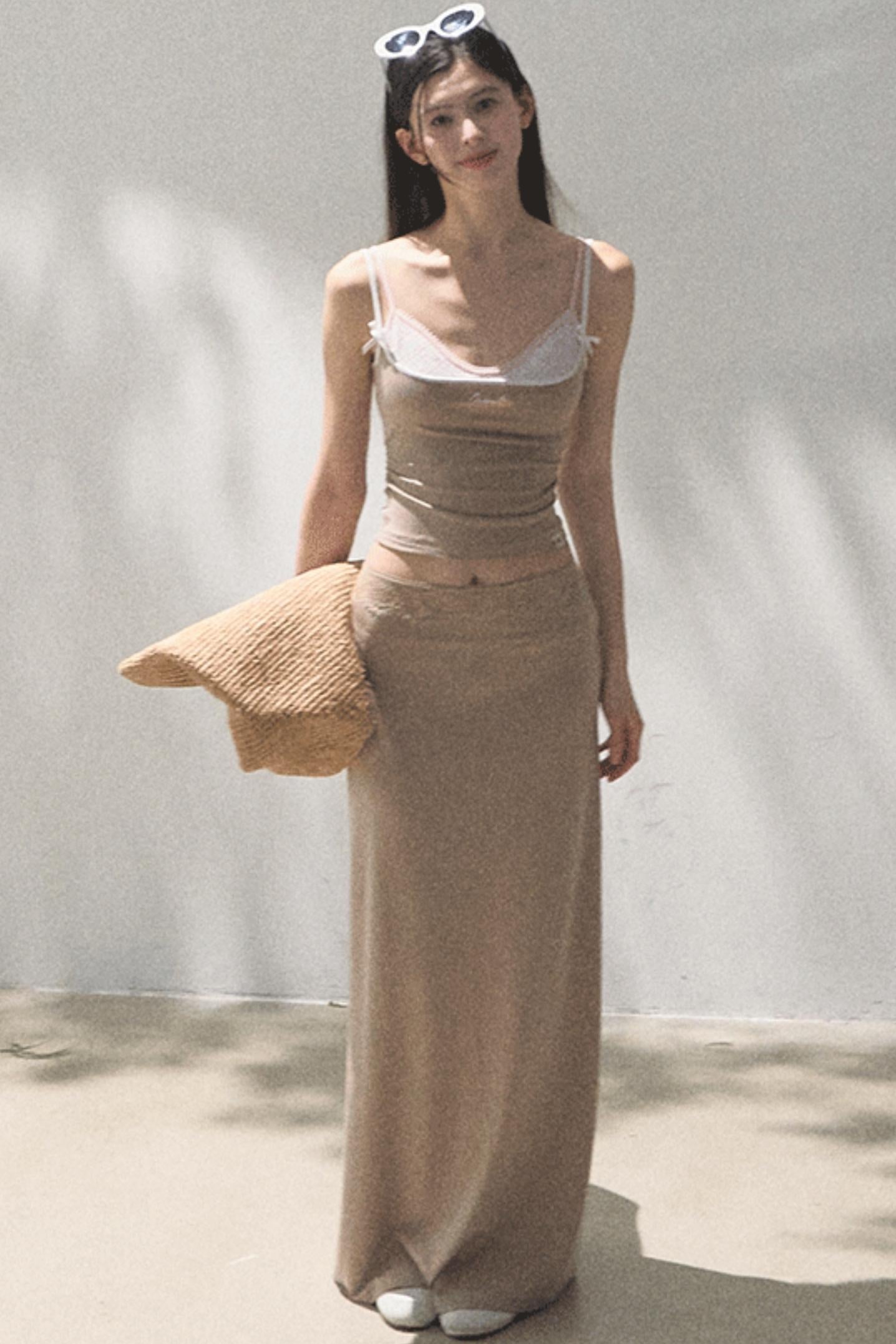 Lace High-Waist Skirt