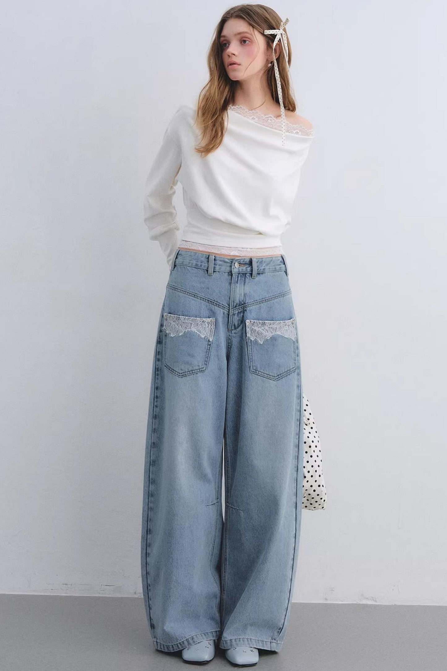 Love Asgony Off-Shoulder Top set-Up