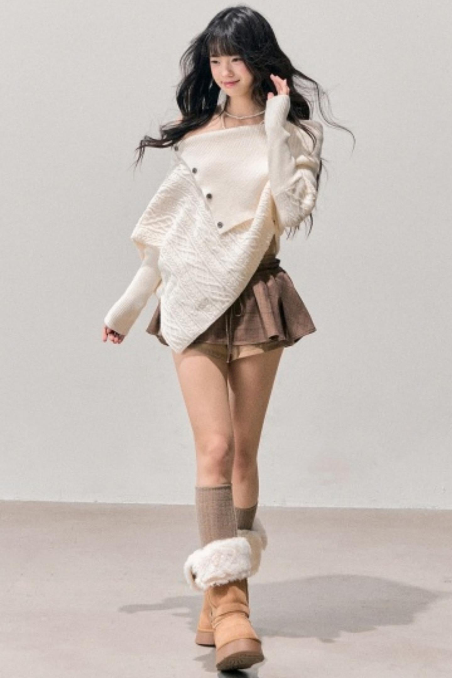 Plaid Annie Waltz Skirt