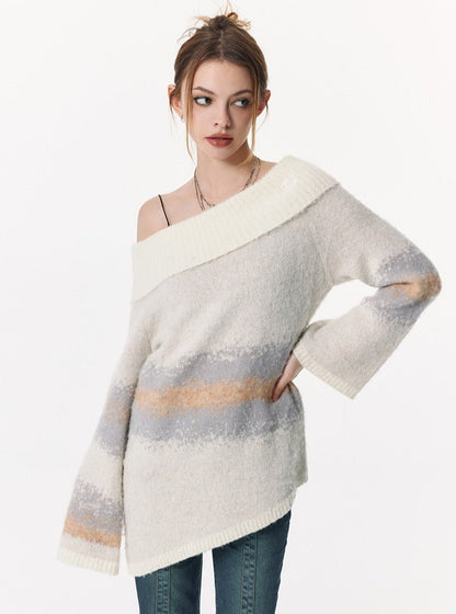 Luxury One-Shoulder Knit Tops