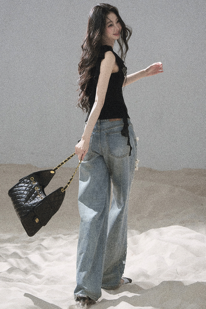 Before the Sunset Lace Off-Shoulder Top
