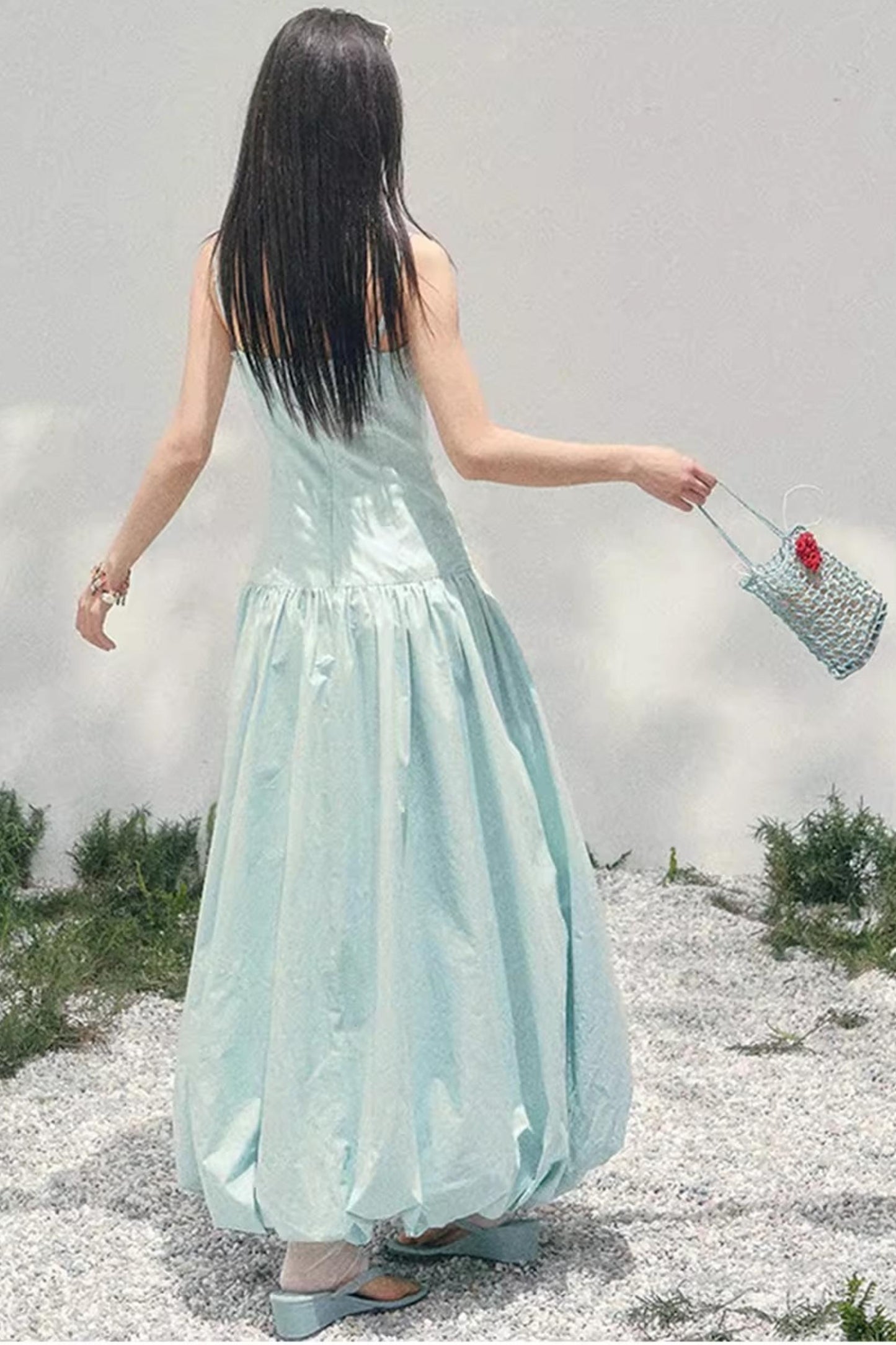 Abito da Vacanza con Spalline Floreali