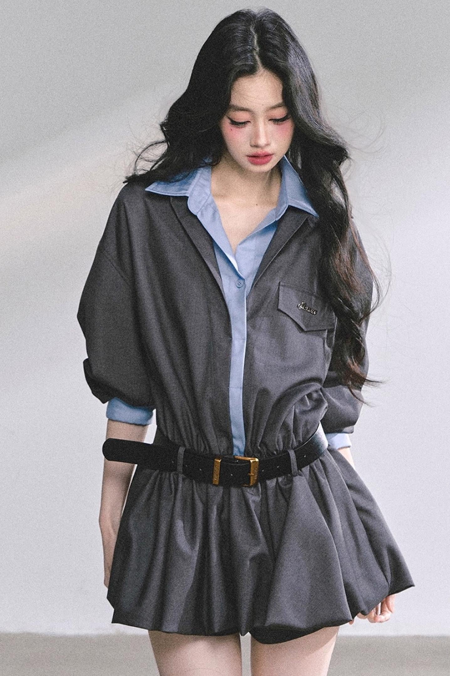 Autumn Bud Slim Dress Set-Up