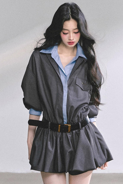 Autumn Bud Slim Dress Set-Up