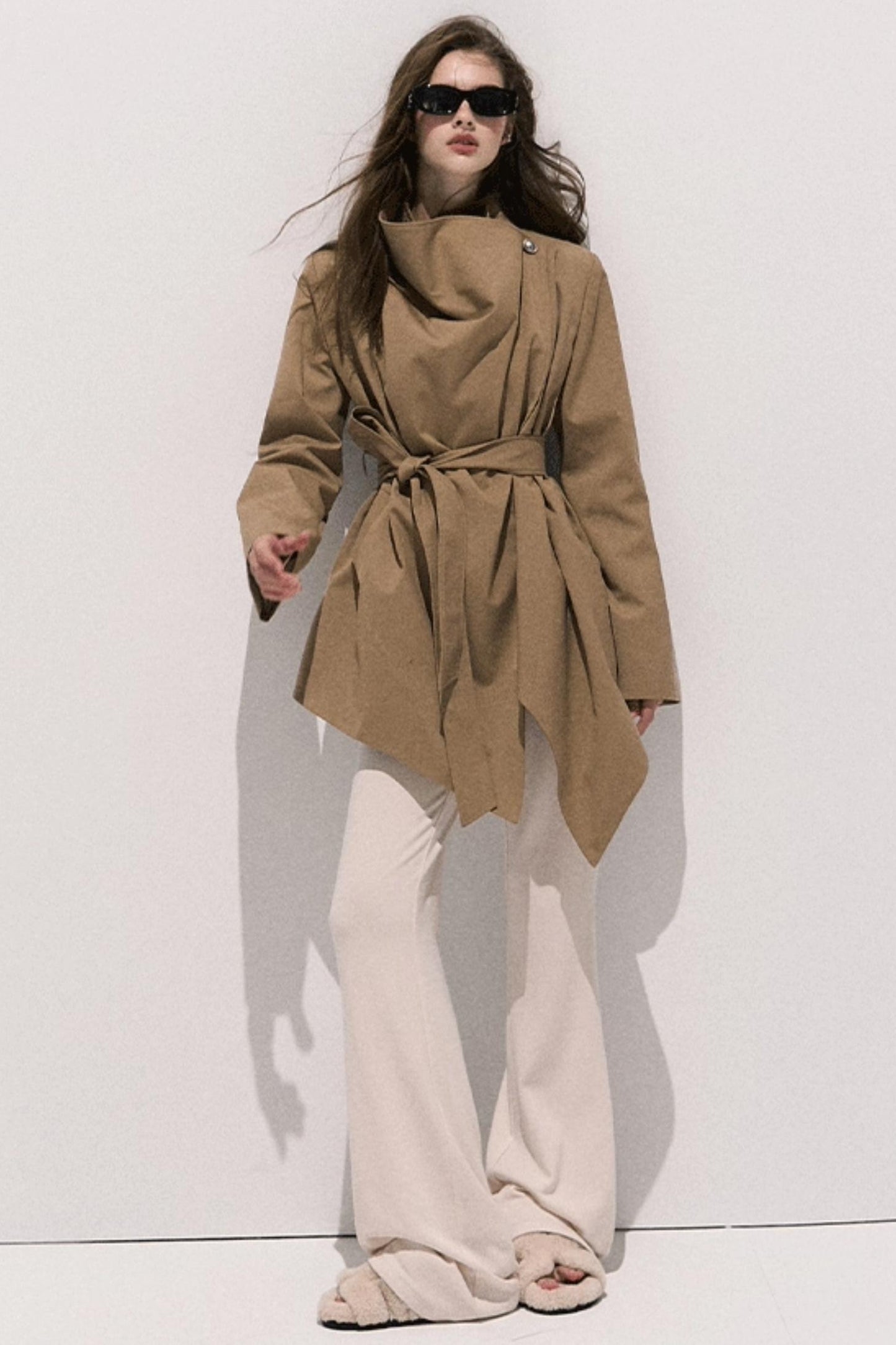 Soft Crewneck Knitwear Trouser Set-Up