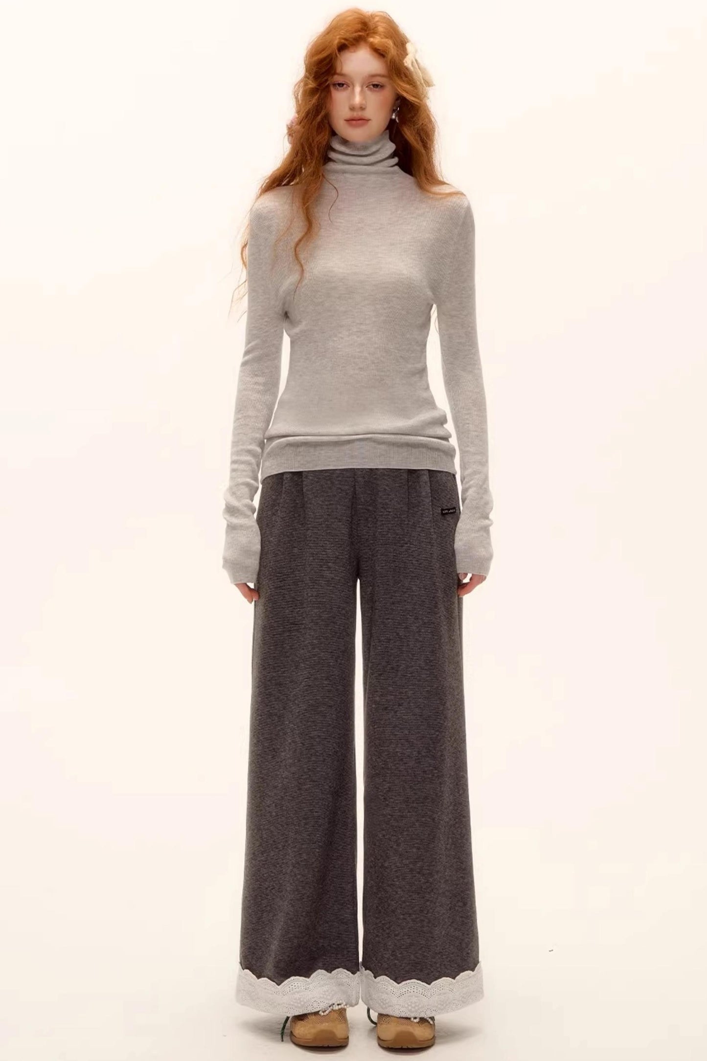 Knitted Jacket Pants Set-Up