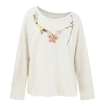 Vintage Diagonal Sleeve Top