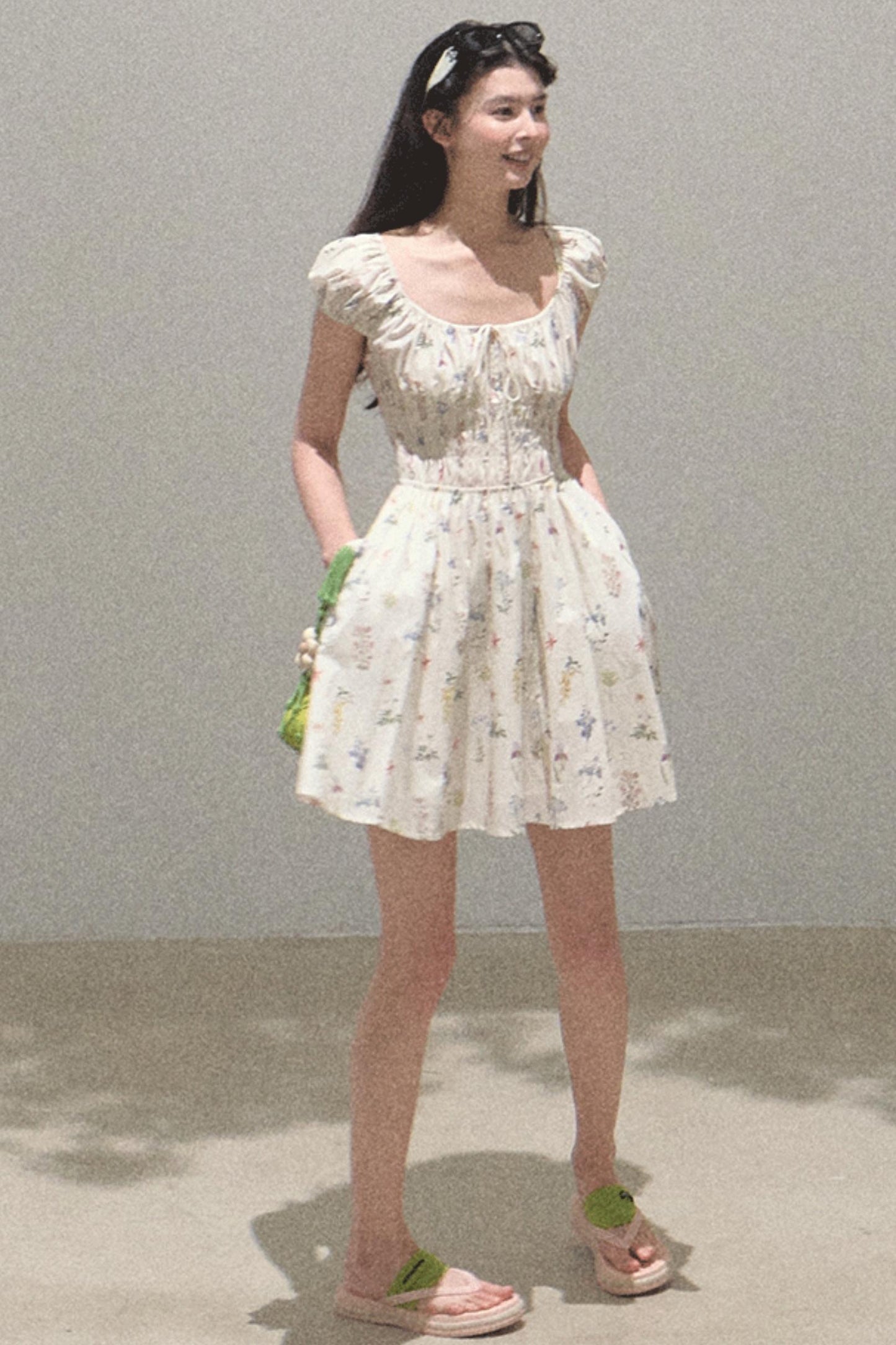 Blissful Tomato Leaf Dress