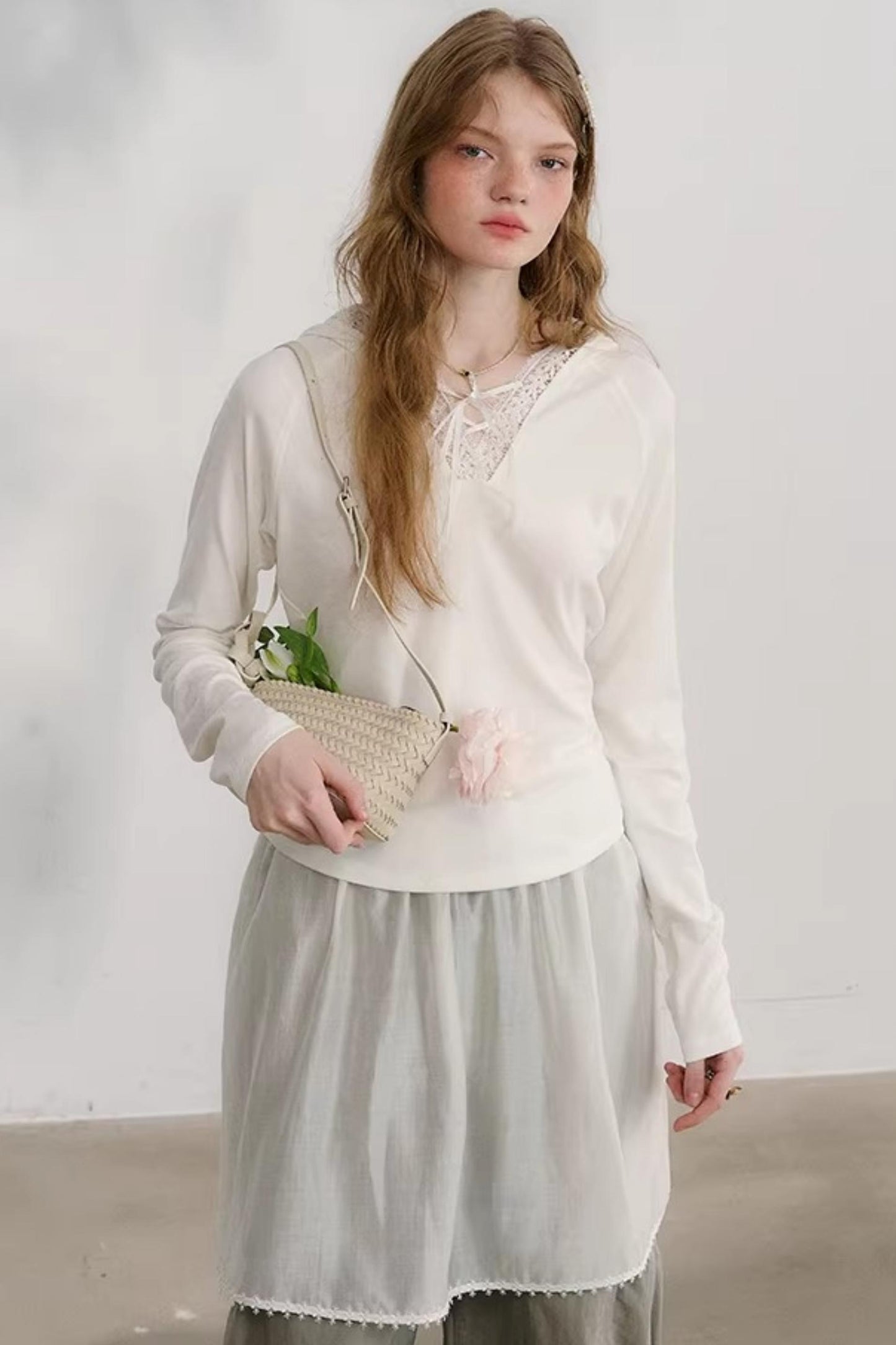 Morning Light Lace Knit Top