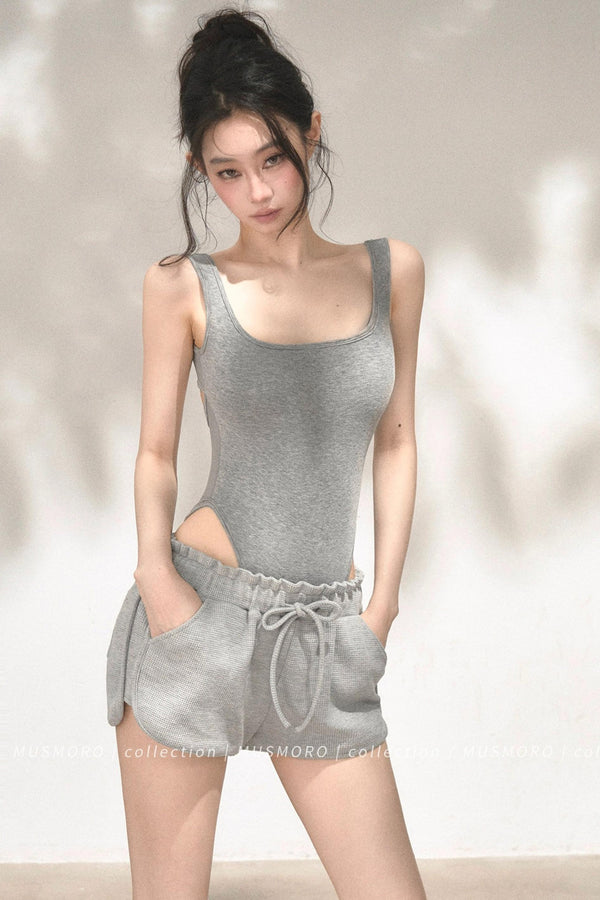 Open Back Mesh Bodysuit
