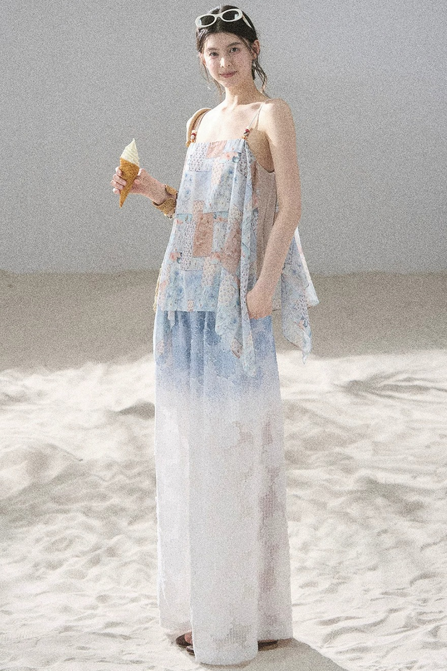 Whisper of Flowers Chiffon Top