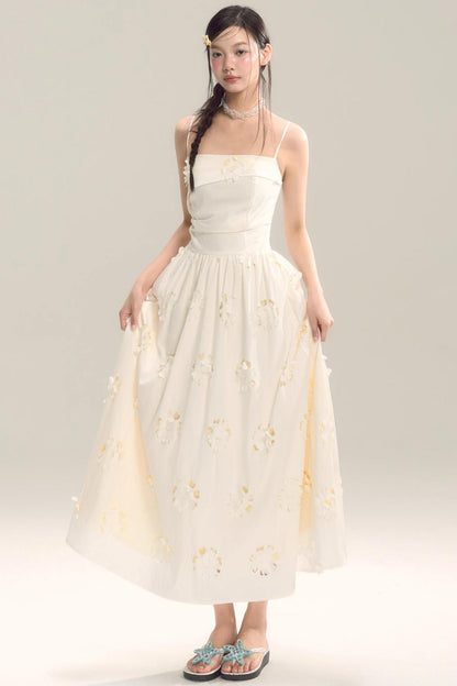 Coastal Floral Halter Dress