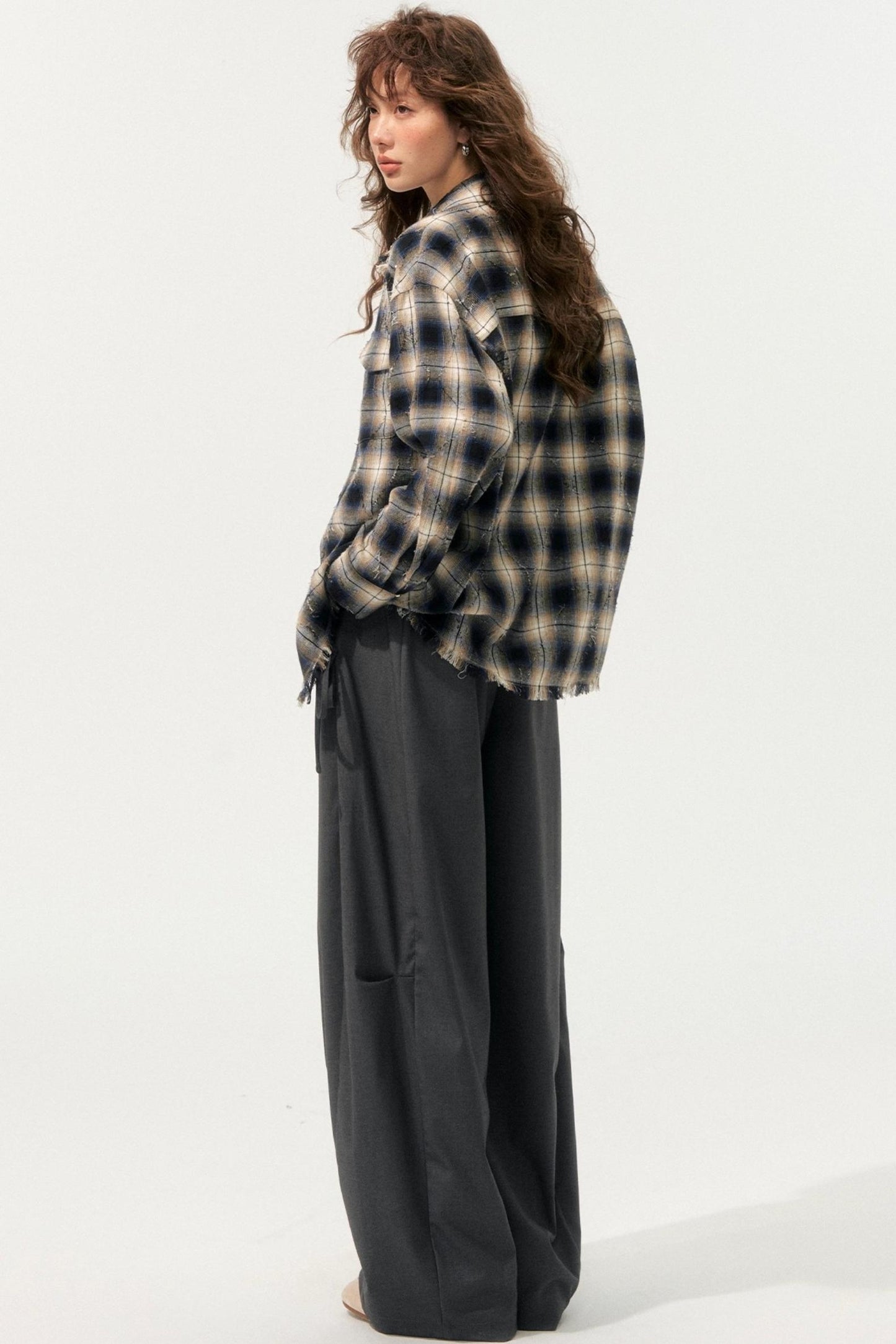 Loose Drape Straight Pants