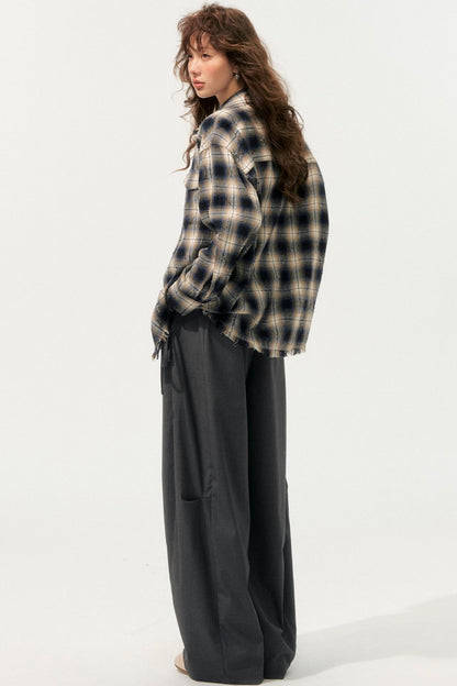 Loose Drape Straight Pants