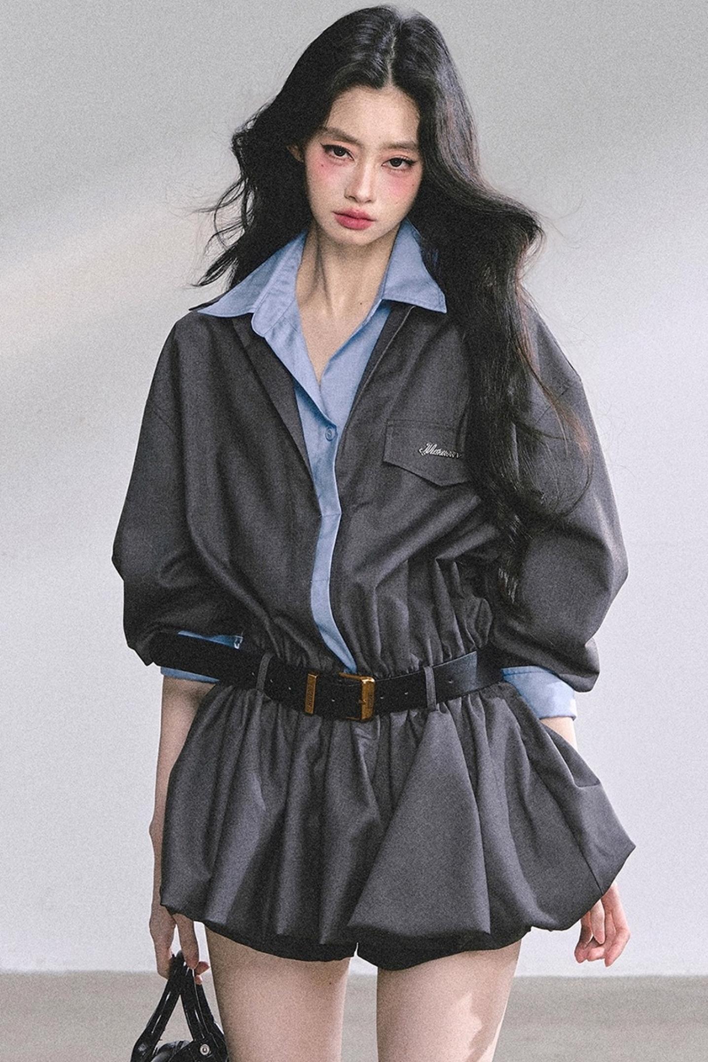 Autumn Bud Slim Dress Set-Up