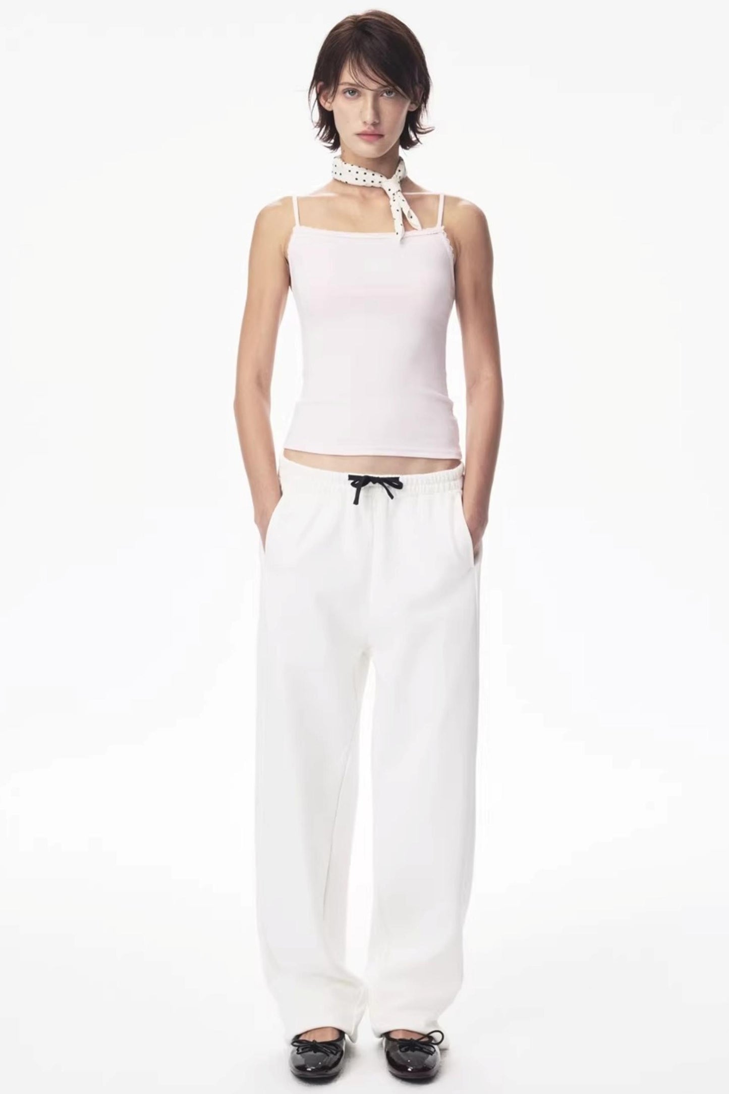 Color-Blocked Carrot Pants