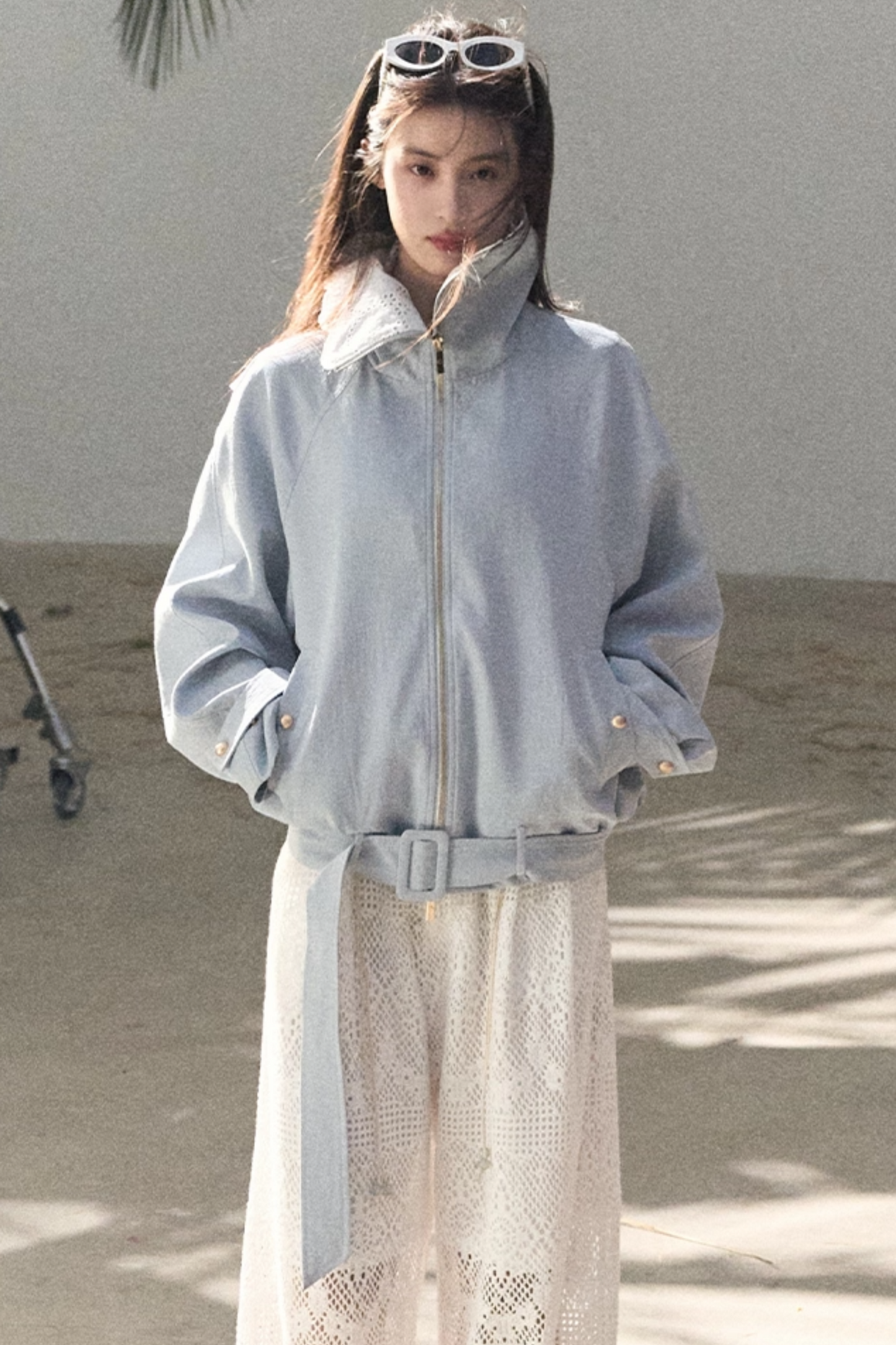 Hollow Crochet Lace Pants