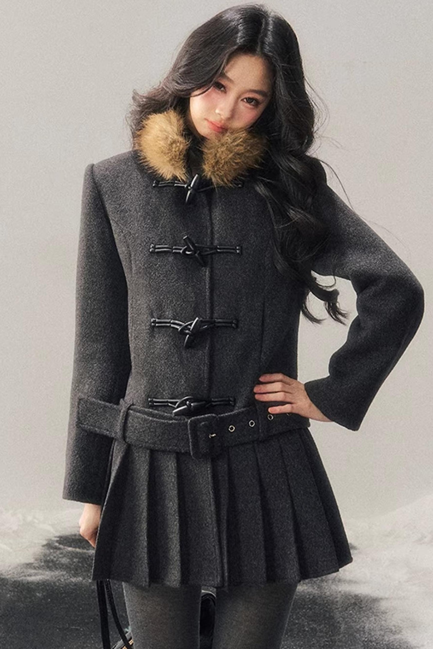 Whispers of Winter Woolen Coat