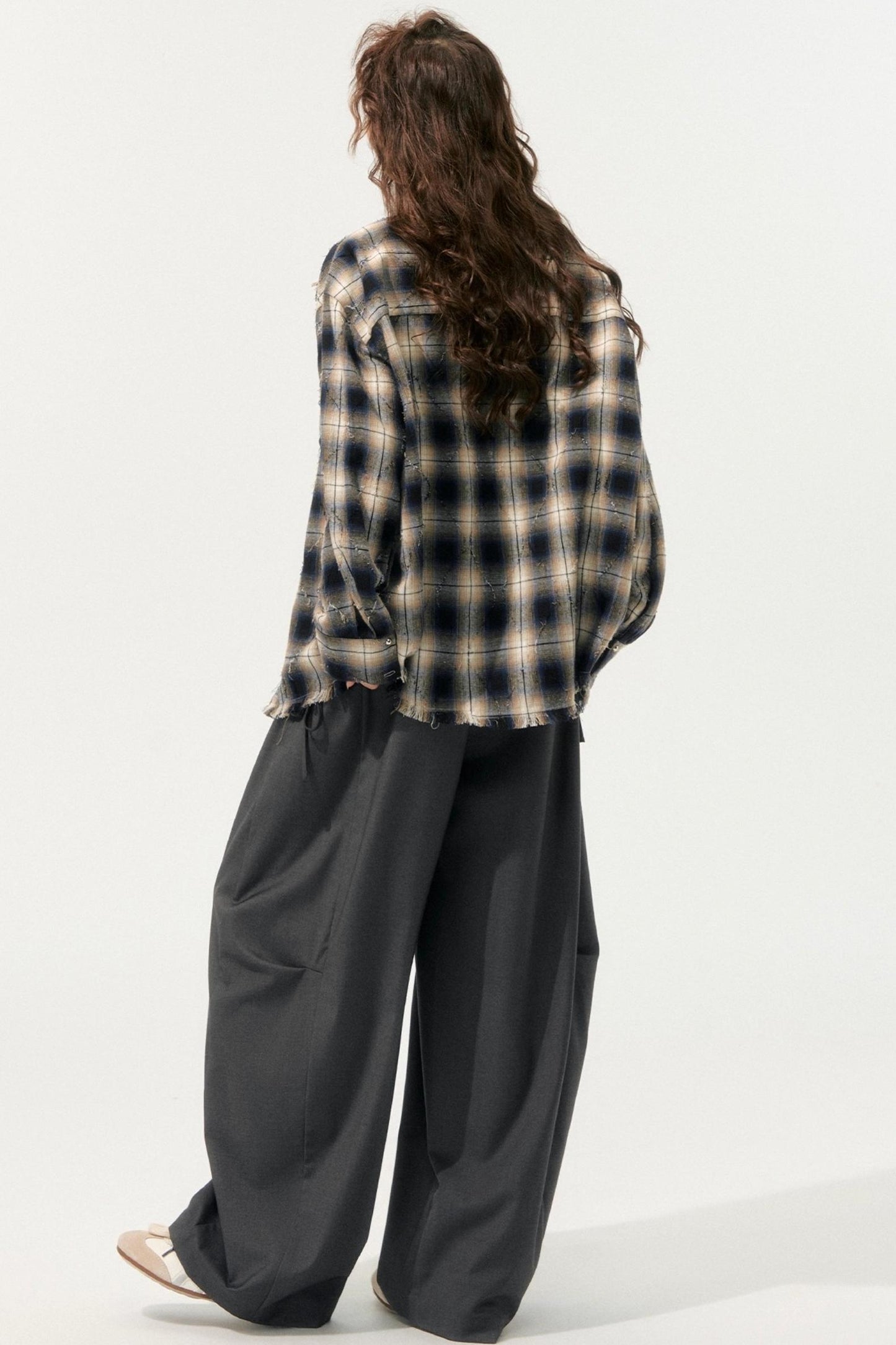 Loose Drape Straight Pants