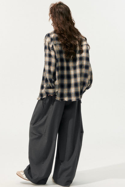 Loose Drape Straight Pants