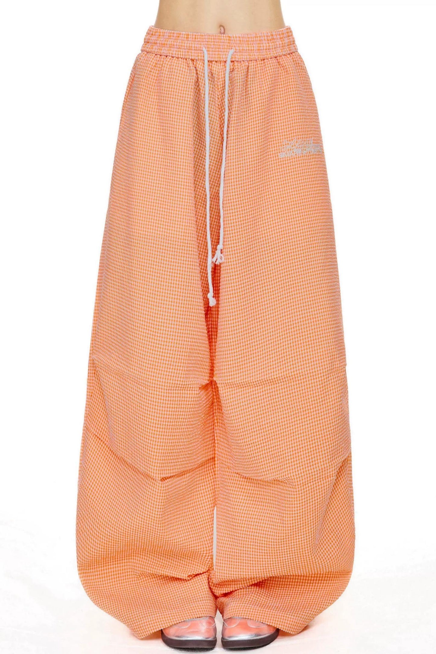 American Retro Striped Wide-Leg Pants