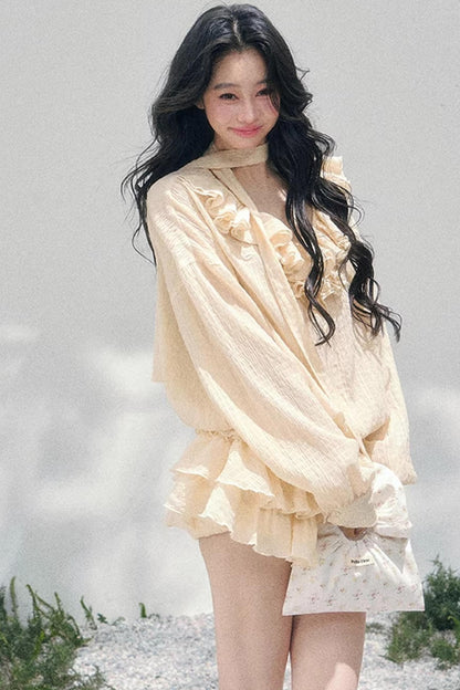 Evening Breeze French Dress Set