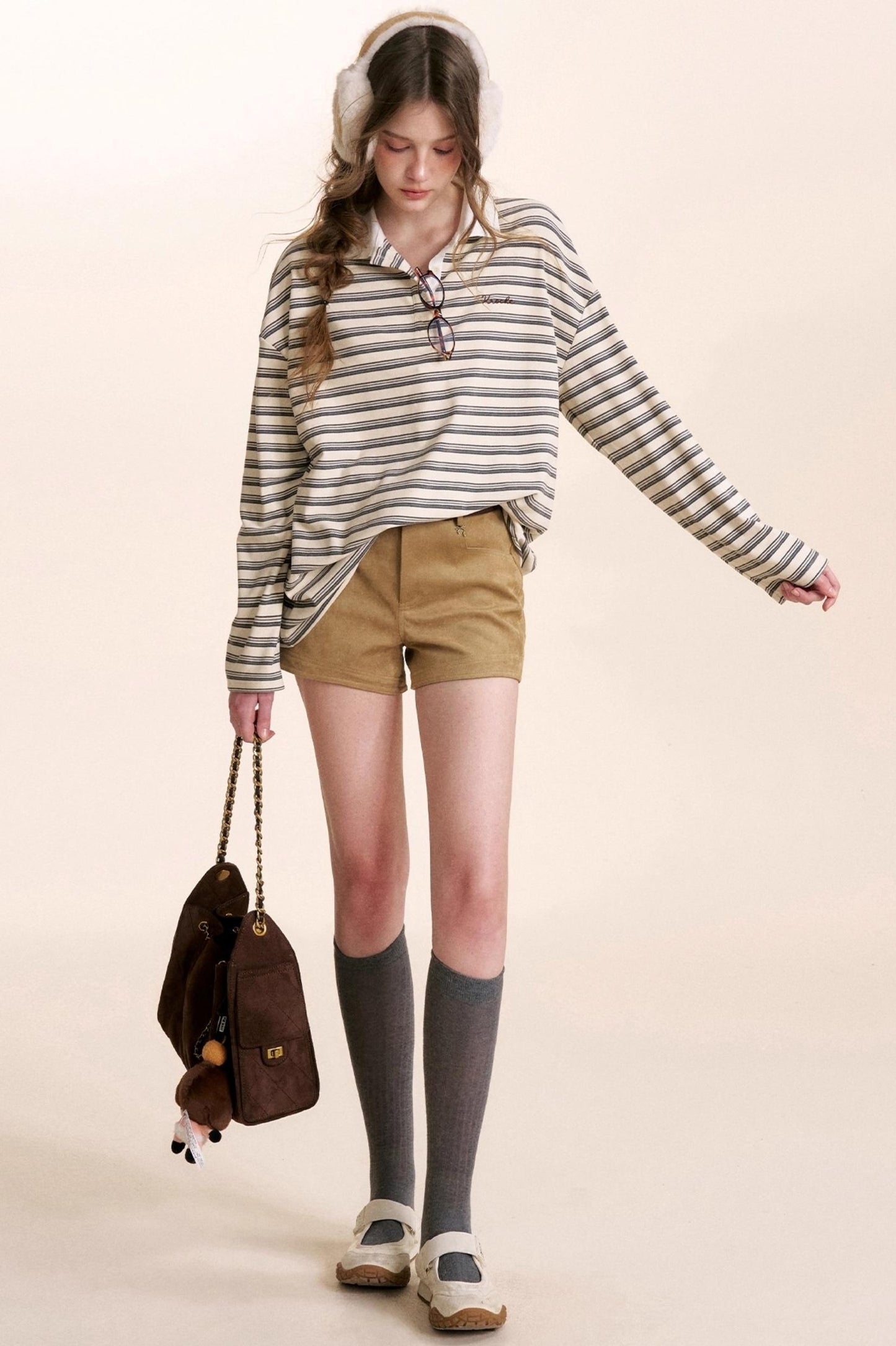 Retro Color-Blocked Polo T-Shirt