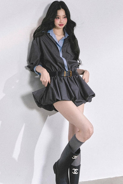 Autumn Bud Slim Dress Set-Up