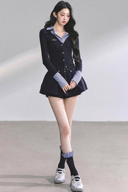 Autumn Striped Polo Shirt