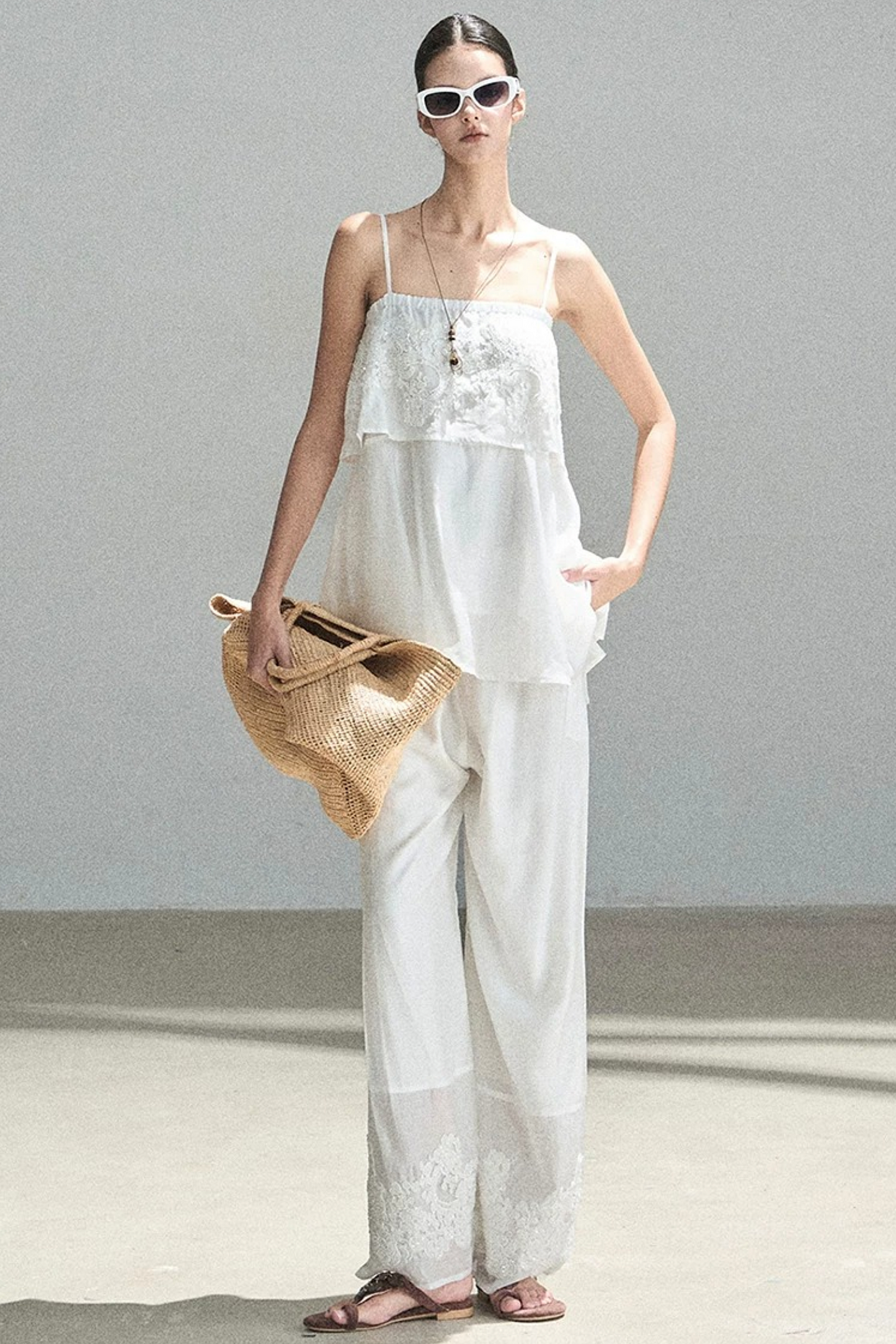 French Chiffon Lace Top Set-Up