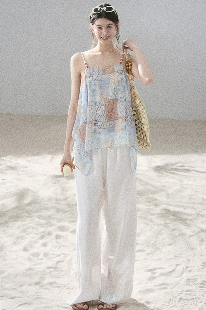 Whisper of Flowers Chiffon Top