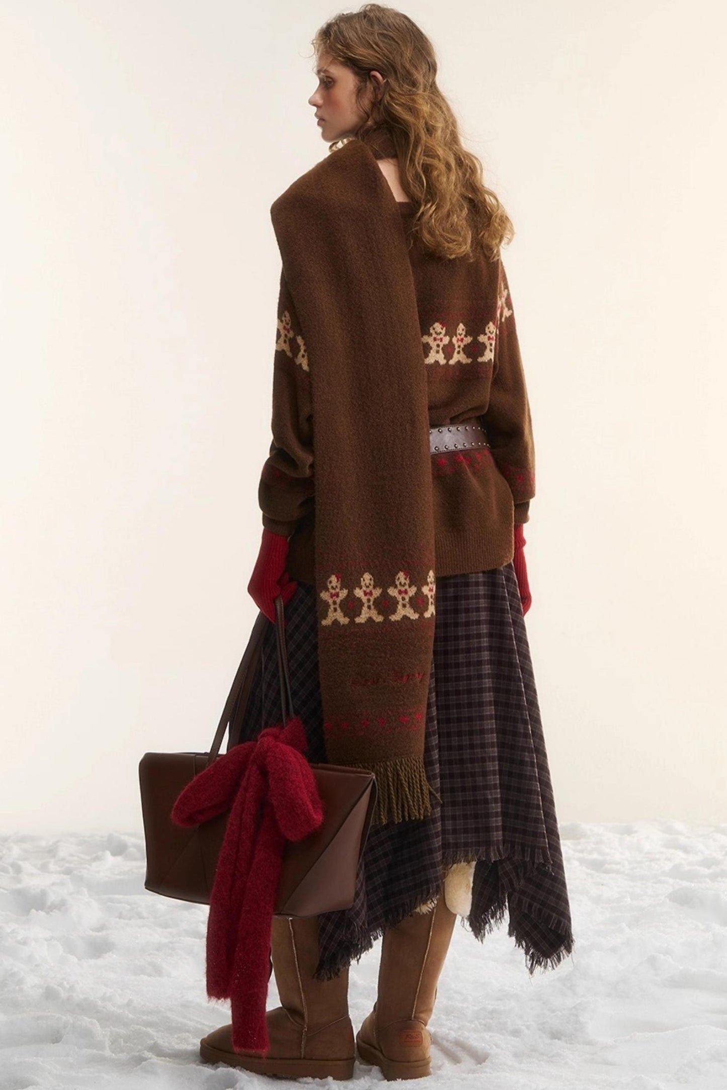 Gingerbread Man Fair Isle Sweater Set