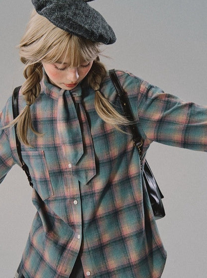 vintage checked shirt