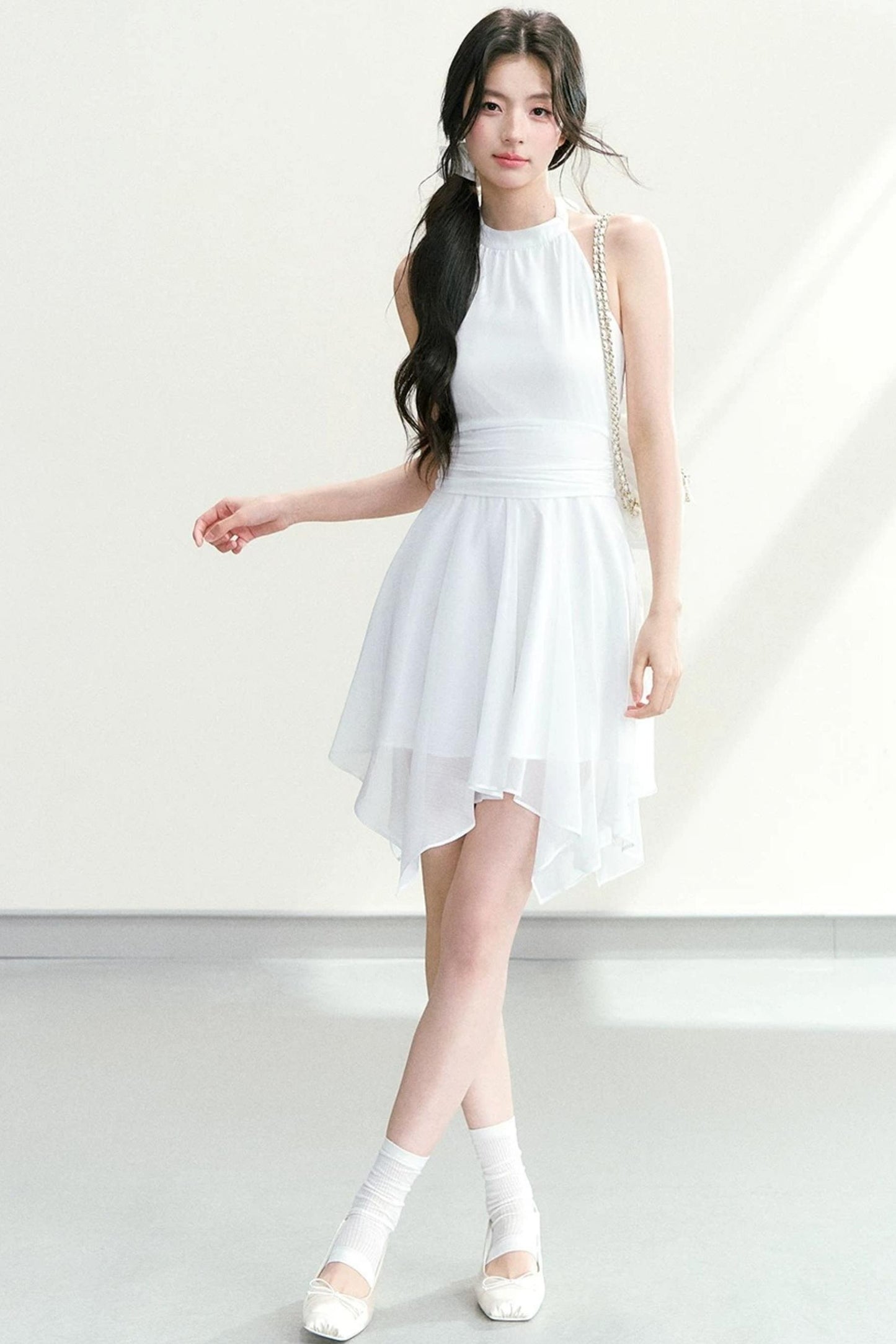 Ballet Off-Shoulder Dress