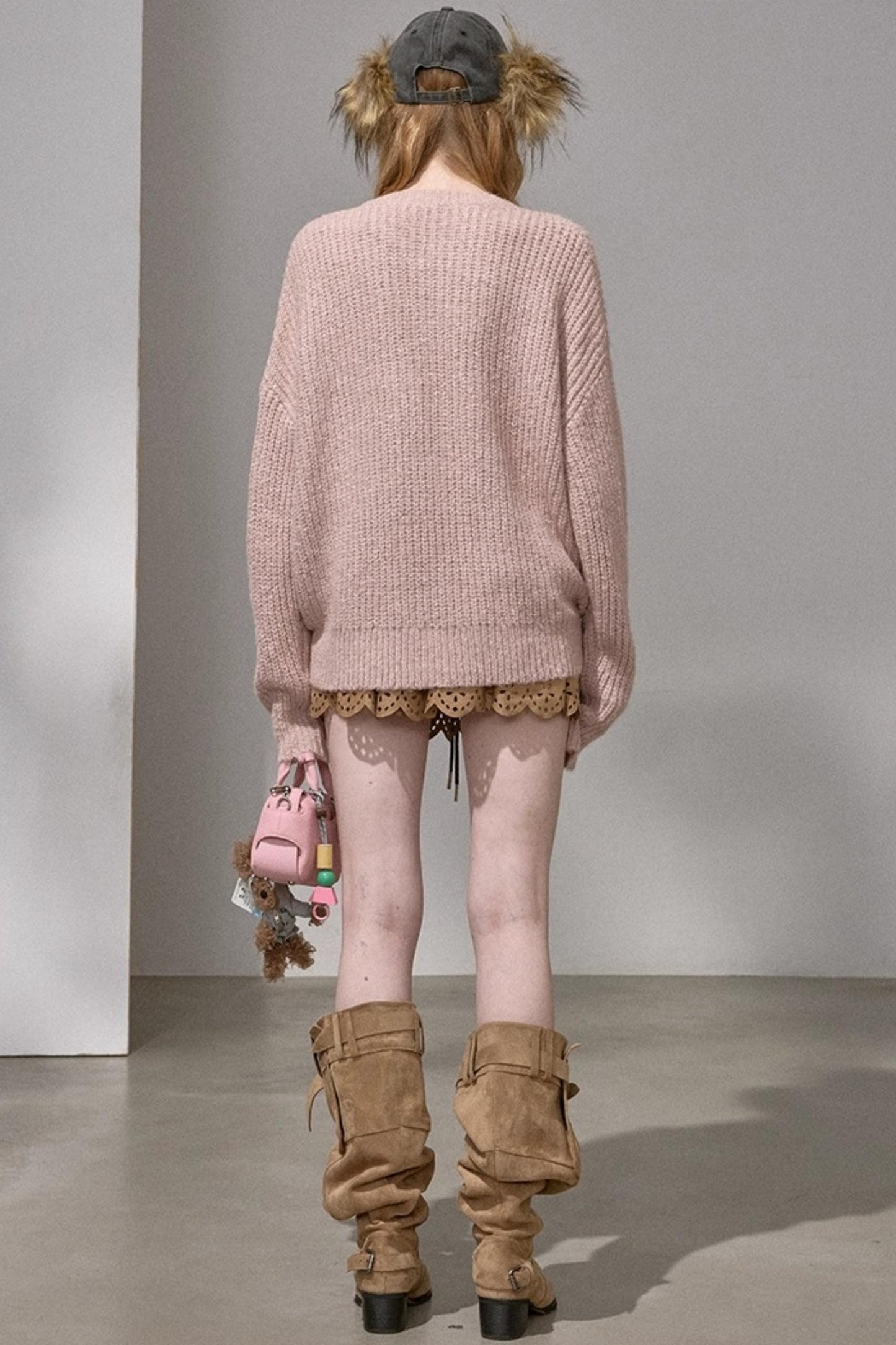 Cloud-Like Knit Pullover Sweater