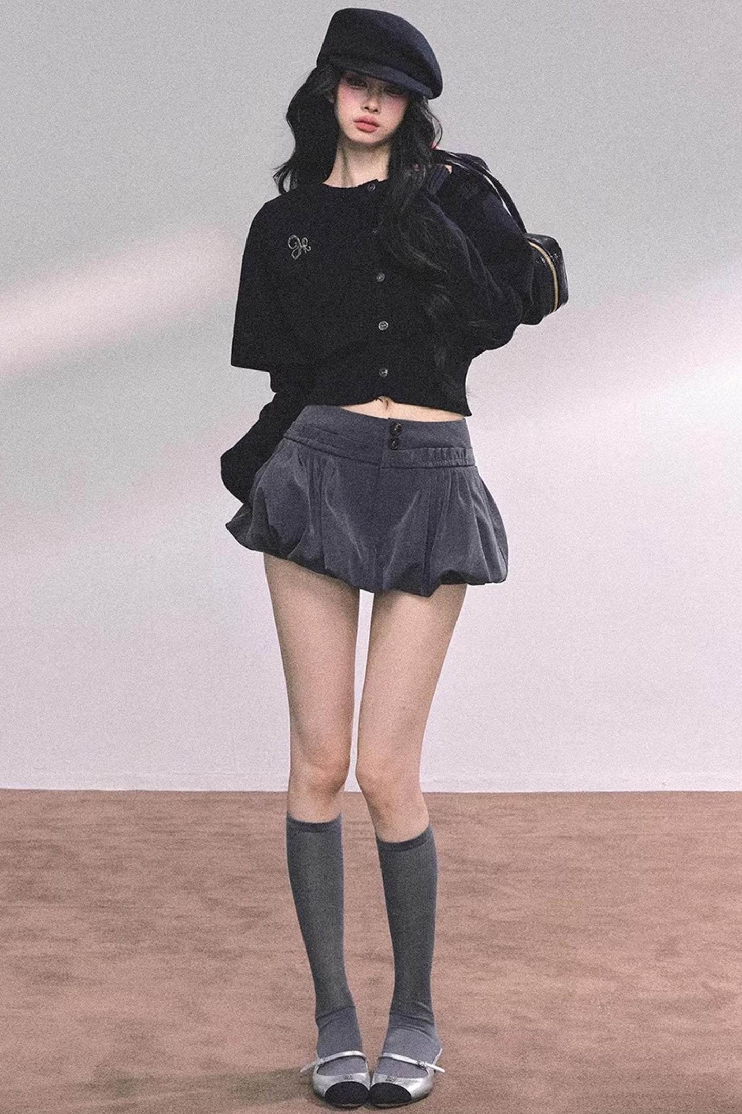 Cable Knit Cape Sweater