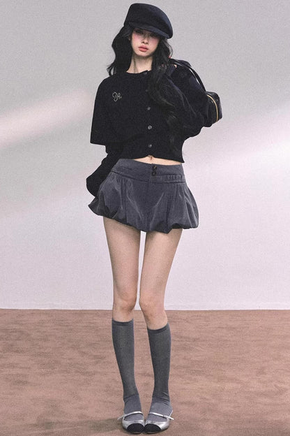 Cable Knit Cape Sweater