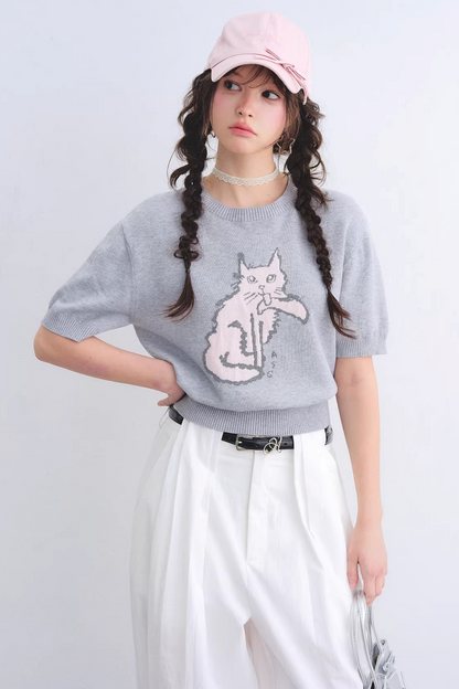 Completo camicia a quadri con orlo grezzo