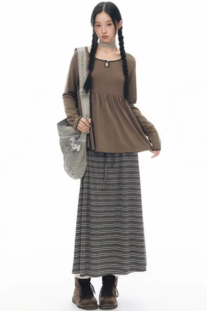 Color-Blocked Knit Sweater