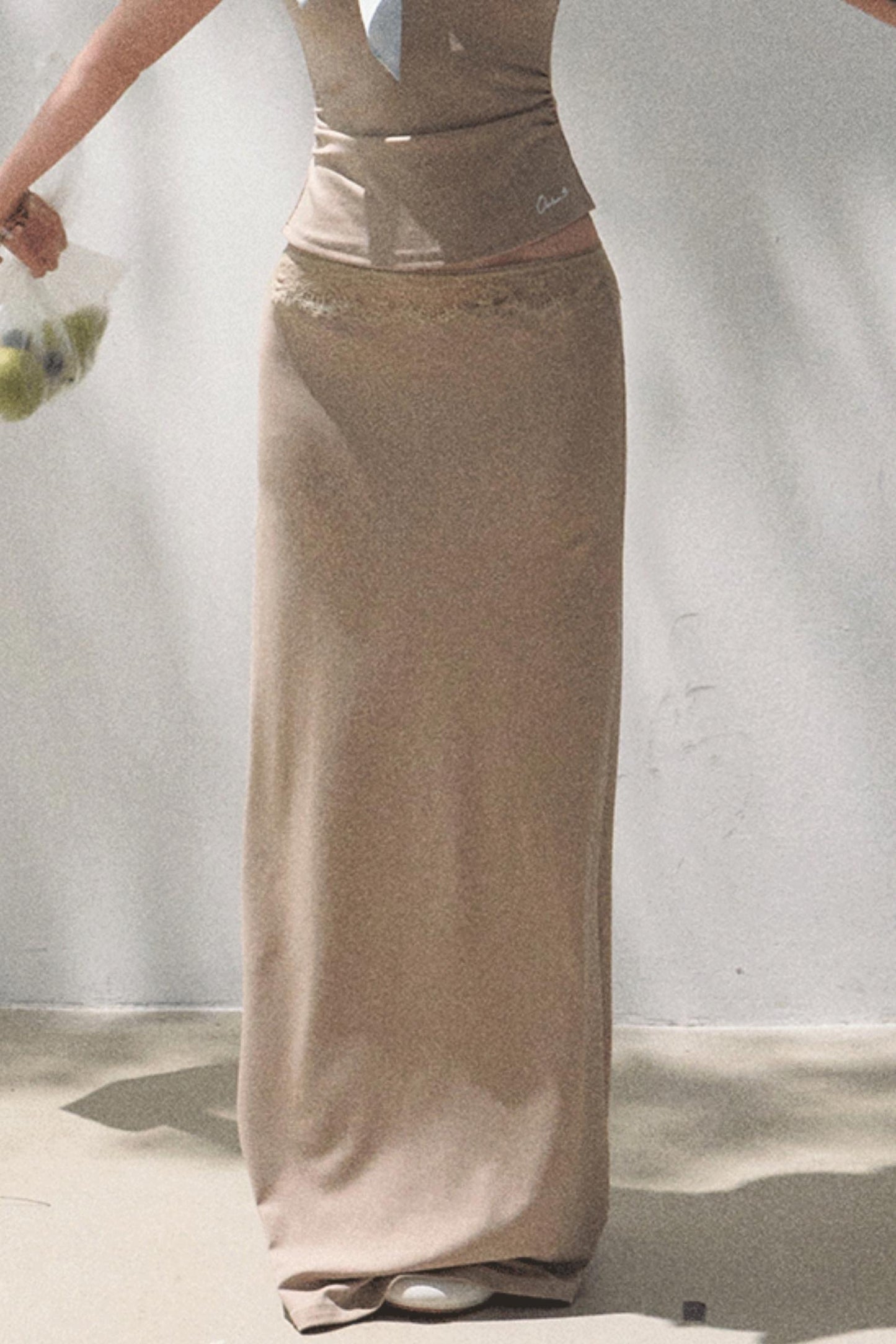 Lace High-Waist Skirt