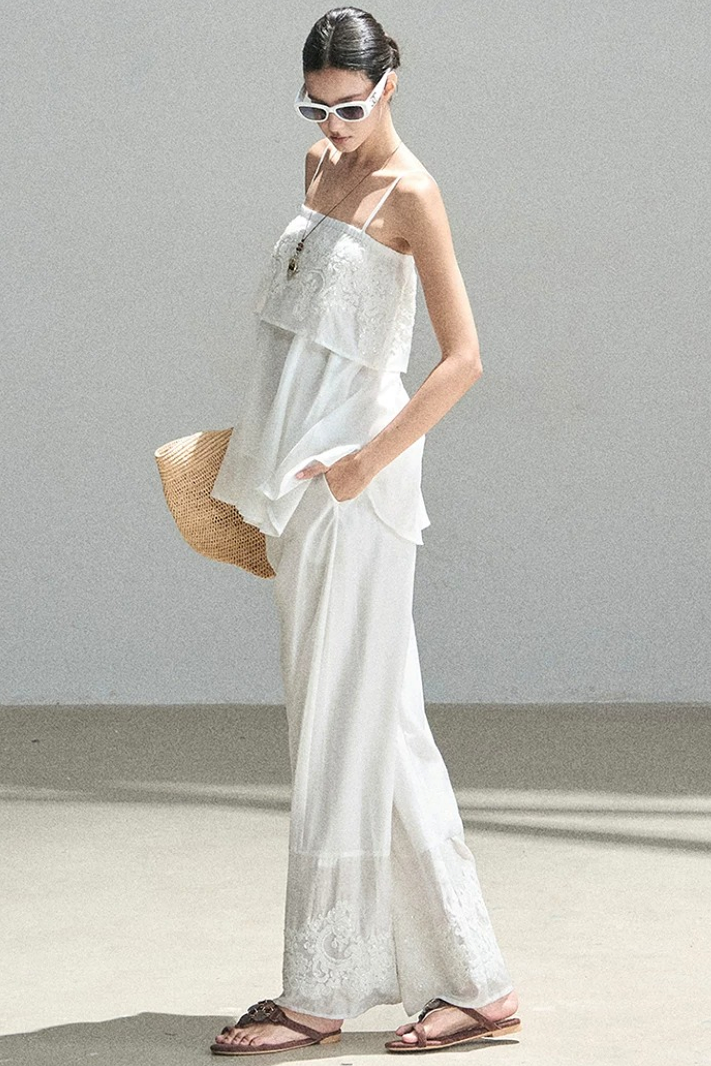French Chiffon Lace Top Set-Up